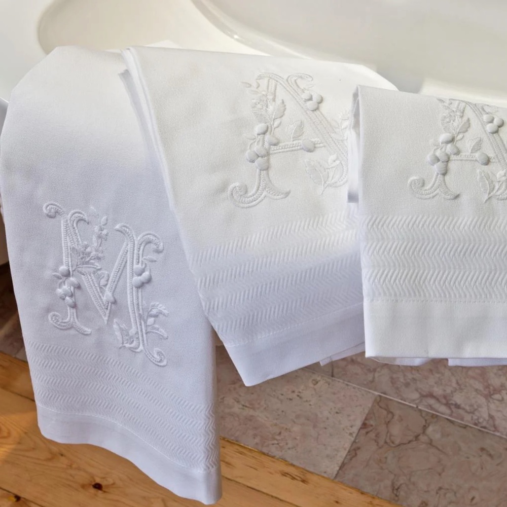 Initial Hand Towel - L BY TERESA ALECRIM